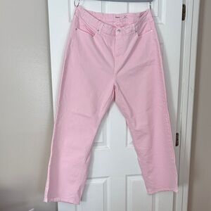 Old Navy Pink Curvy Wide-Leg Pants